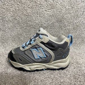 New Balance 804 Sneakers KJ804S1I Gray & Blue Shoes TODDLER US Size 4